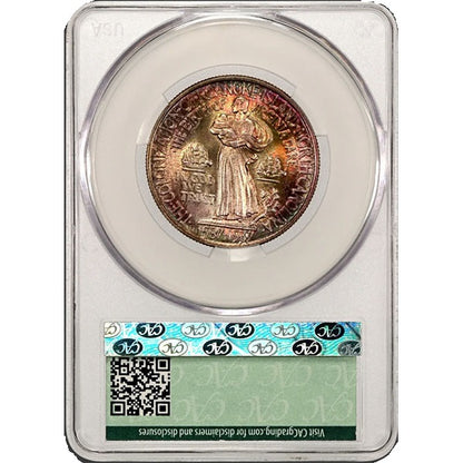 (9367) 1937 50C Roanoke Island CACG MS68 CAC