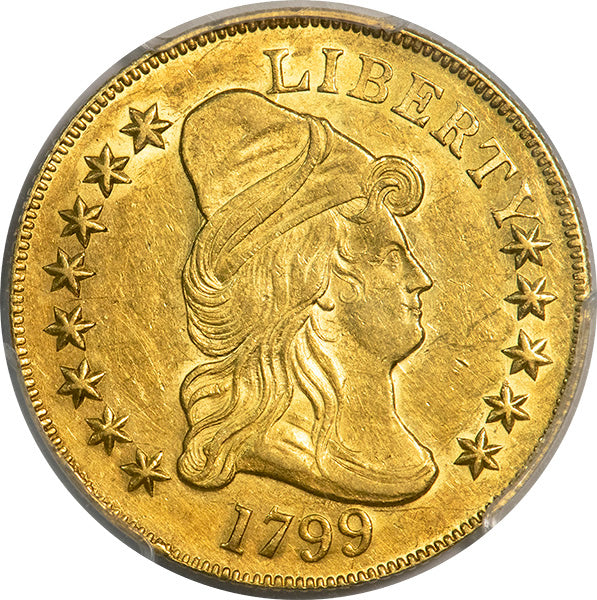 (8560) 1799 $10 BD-8, Small Obv Stars PCGS AU55