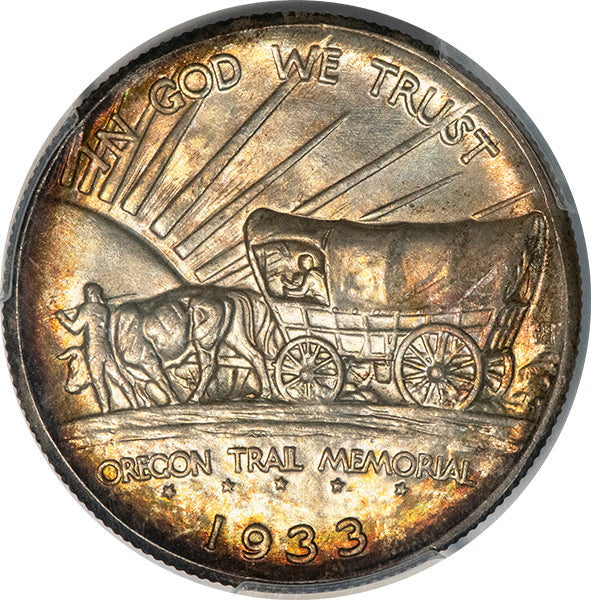 (9343) 1933-D 50C Oregon PCGS MS67