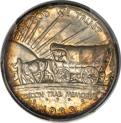 (9343) 1933-D 50C Oregon PCGS MS67