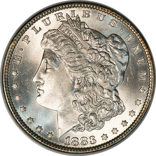1883 $1 NGC MS64  Gold CAC