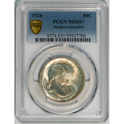 (9374) 1926 50C Sesquicentennial PCGS MS65+