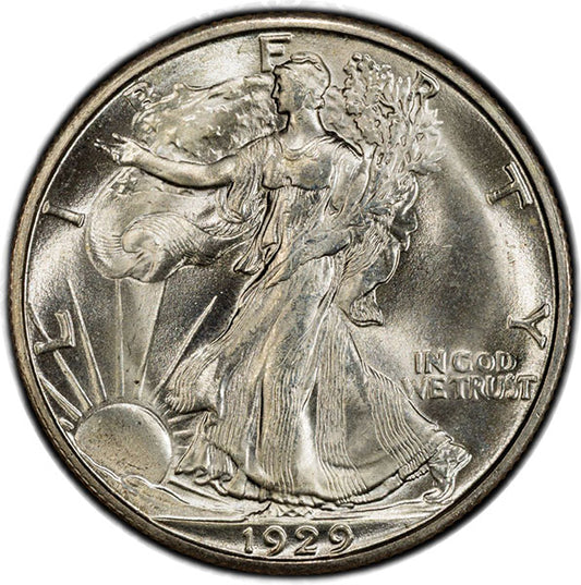 (6590) 1929-S 50C PCGS MS65 CAC