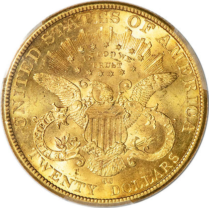 (9023) 1893-CC $20 PCGS UNC Details