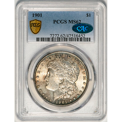 (7272) 1901 $1 PCGS MS62 CAC