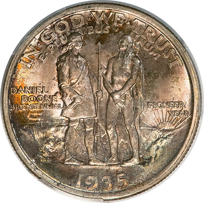 (9258) 1935 50C Boone PCGS MS66+ CAC
