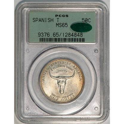 (9376) 1935 50C Spanish Trail PCGS MS65 CAC