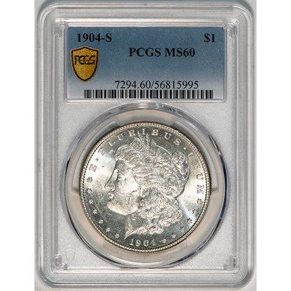 (7294) 1904-S $1 PCGS MS60
