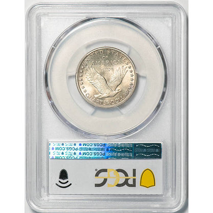 (5711) 1917-S 25C Type 1 PCGS MS64FH