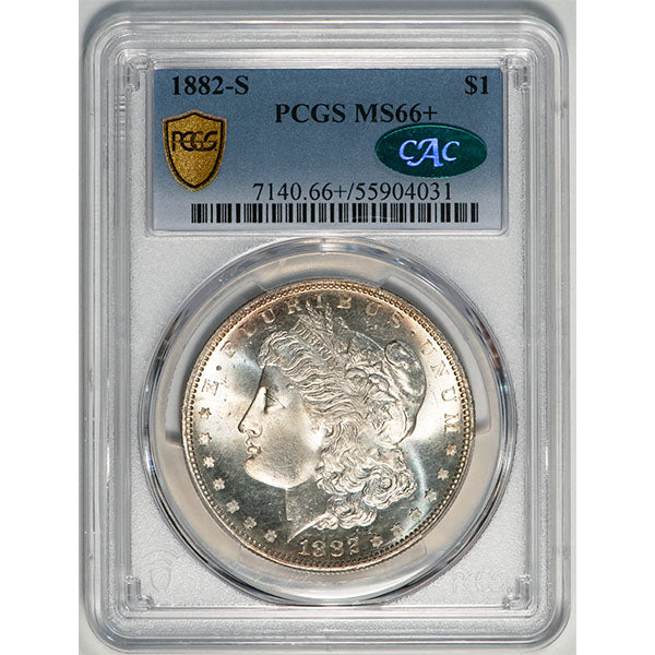 (7140) 1882-S $1 PCGS MS66+ CAC