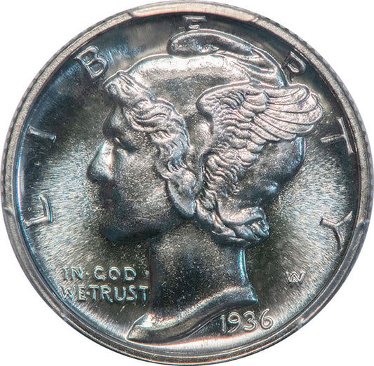 (5071) 1936 10c PCGS PR67 CAC