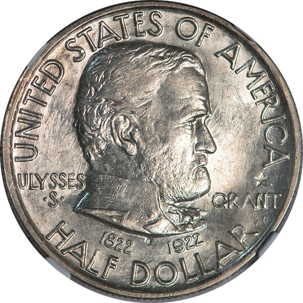 (9307) 1922 50C Grant Star NGC MS65*