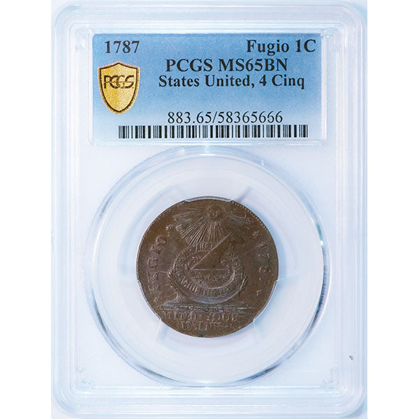 (0883) 1787 Fugio 1C PCGS MS65BN