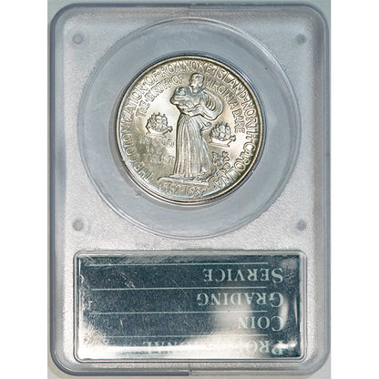 (9367) 1937 50C Roanoke PCGS MS65Gold CAC