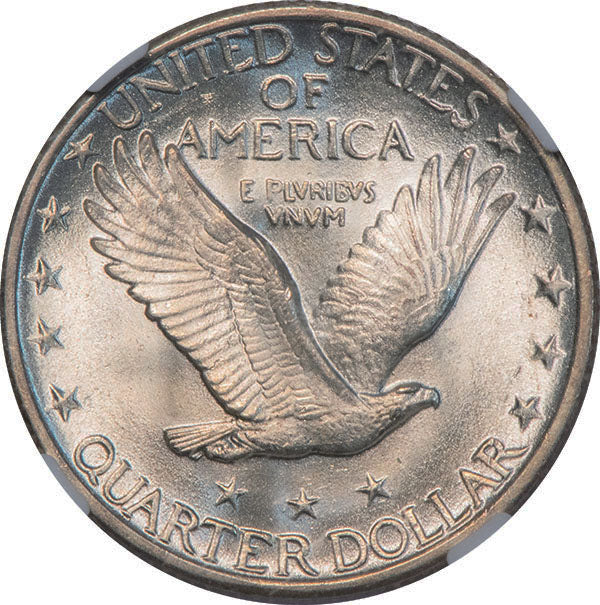 (5767) 1928 25C NGC MS66FH