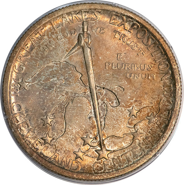 (9288) 1936 50C Cleveland PCGS MS65 Gold CAC