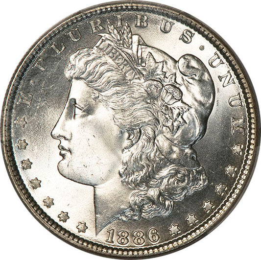1886 $1 PCGS MS66+ CAC