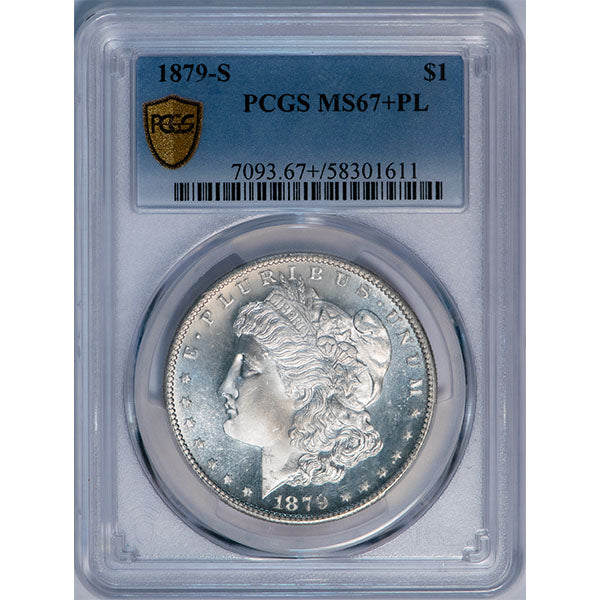 (7093) 1879-S $1 PCGS MS67+PL