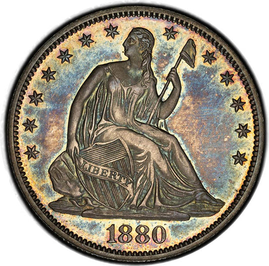 (6441) 1880 50C PCGS PR64 CAC