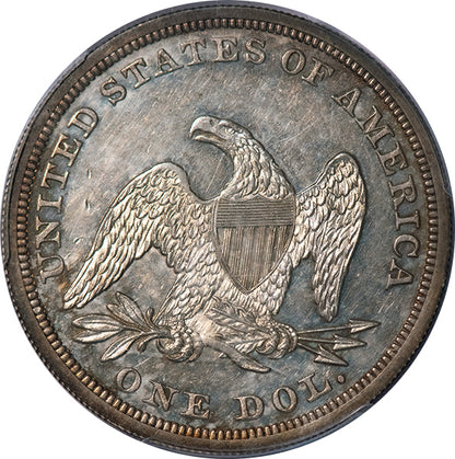 (7008) 1865 $1 PCGS PR61
