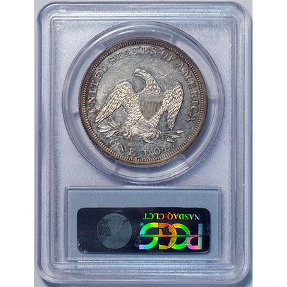 (7008) 1865 $1 PCGS PR61