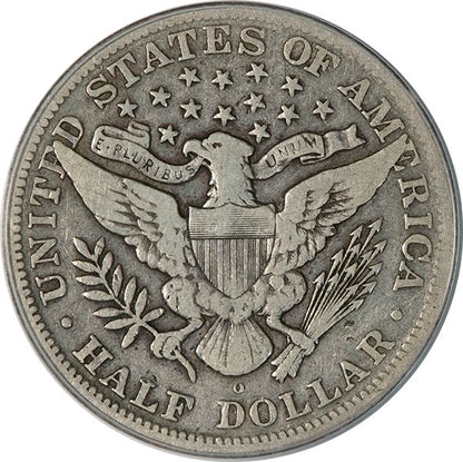 (6463) 1892-O 50C Micro O PCGS F12 CAC