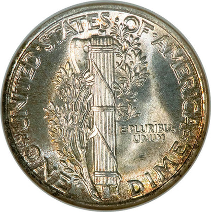 (5005) 1937 10C NGC MS65FB Gold CAC