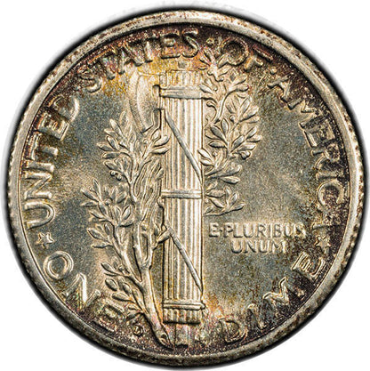 (4969) 1928-D 10C PCGS MS64FB