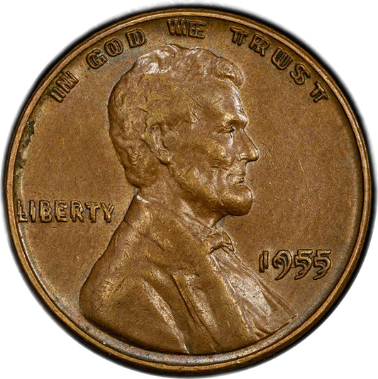 (2825) 1955 1C Doubled Die Obverse PCGS AU55 CAC