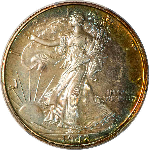 (6642) 1942 50c PCGS PR68 CAC