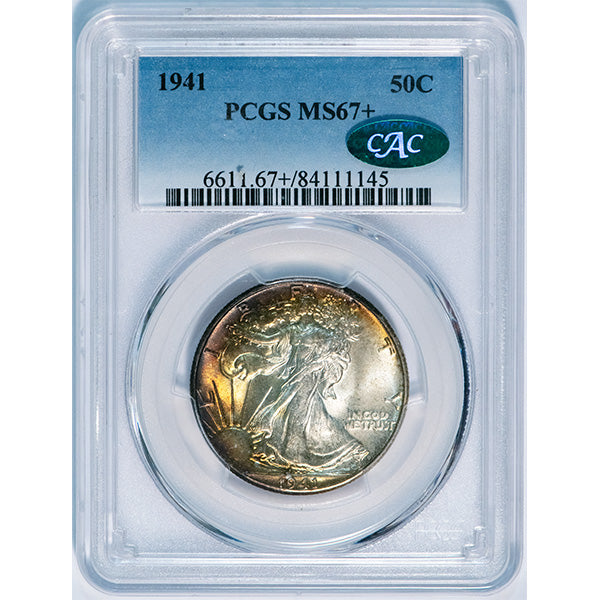 1941 50C PCGS MS67+ CAC
