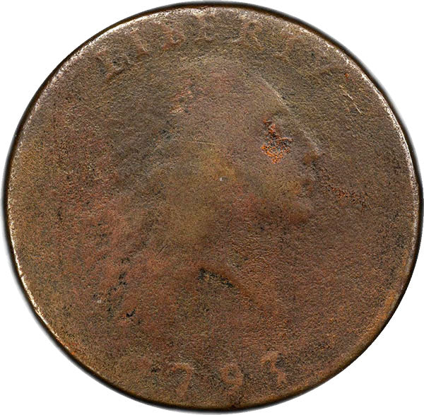 (1340) 1793 1c PCGS Gen Environmental Damage VG Detail, S-1