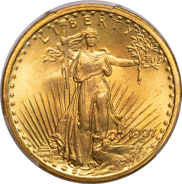 (9141) 1907 $20 PCGS MS66