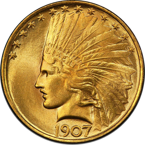 (8852) 1907 $10 PCGS MS66