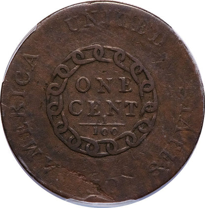 (1341) 1793 1C PCGS F15
