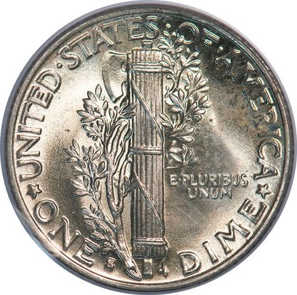 (5015) 1938-S 10C PCGS MS66FB CAC
