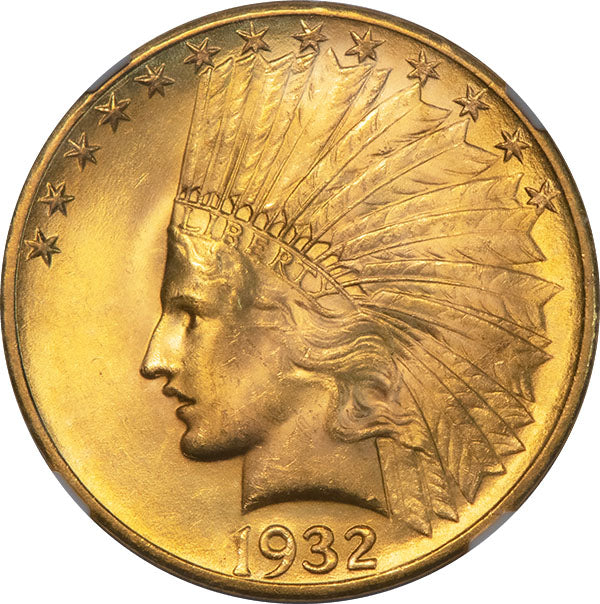 (8884) 1932 $10 NGC MS64 CAC