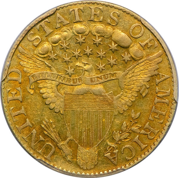 (8077) 1799 $5 PCGS AU55 Large Stars Reverse