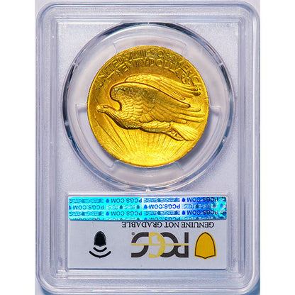 (9135) 1907 $20 PCGS Genuine UNC Detail