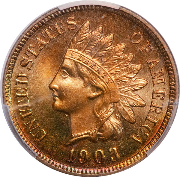 (2397) 1903 1C PCGS PR67RB CAC