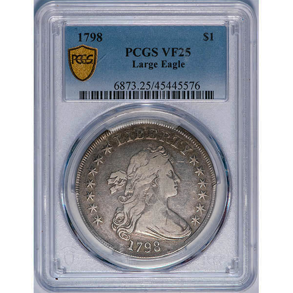 (6873) 1798 $1 PCGS VF25