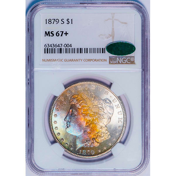 (7092) 1879-S $1 NGC MS67+ CAC